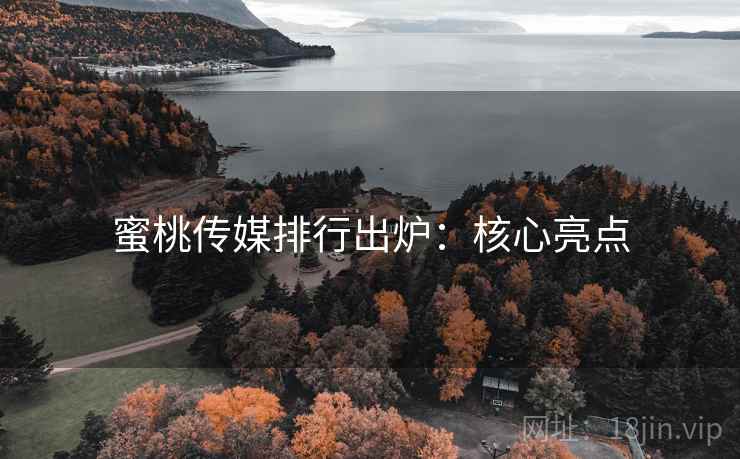 蜜桃传媒排行出炉：核心亮点